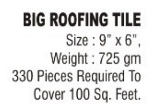 Big Roofing Tile
