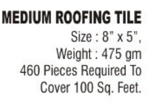 Medium Roofing Tile