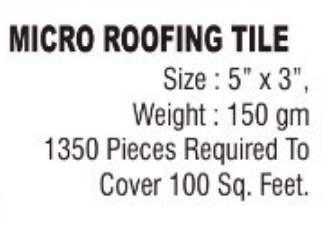 Micro Roofing Tile
