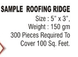 Sample Roofing Ridge