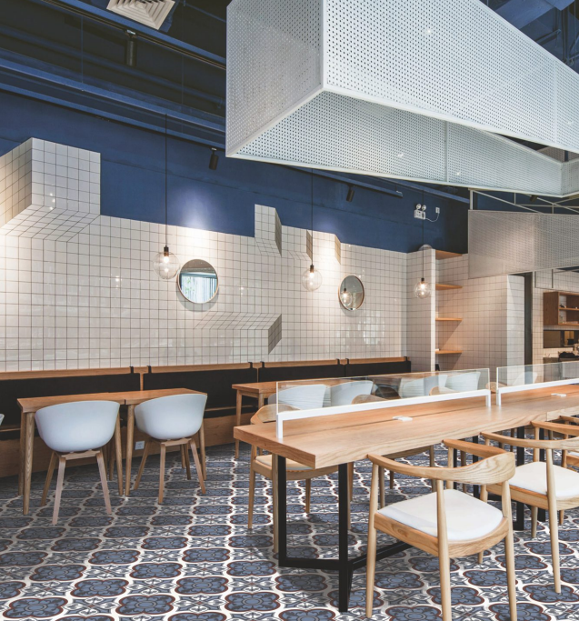 Historic Ornament Blue