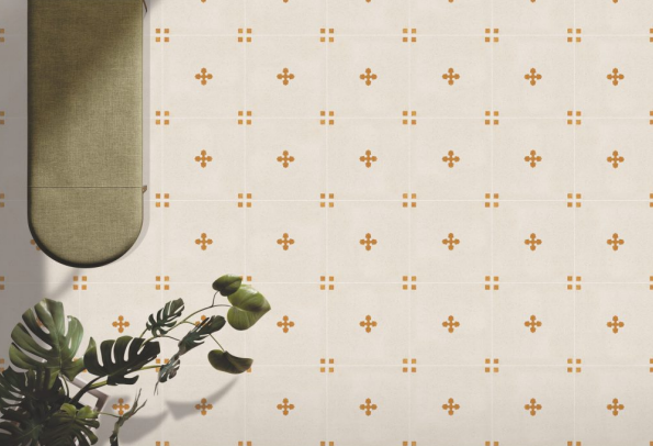 Speckled Fleur Beige