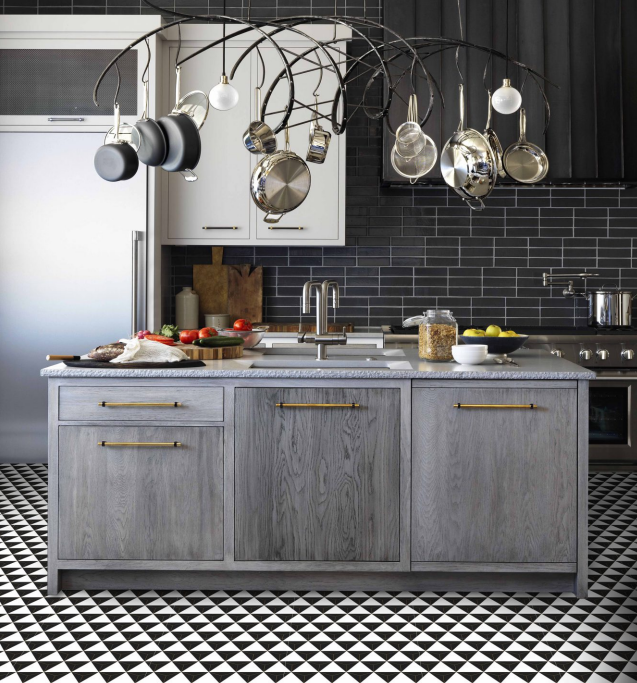 Triangle tessellation Black