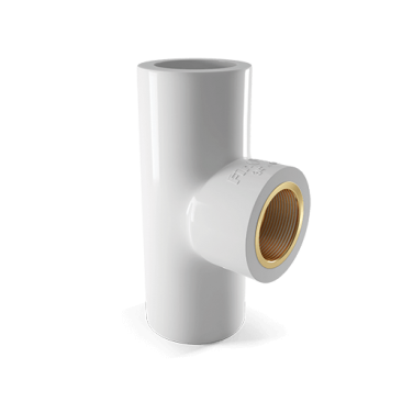 ASTM FITTINGS IN SCH 80 TEE(BRASS INSERT) MAMTA MARBLES