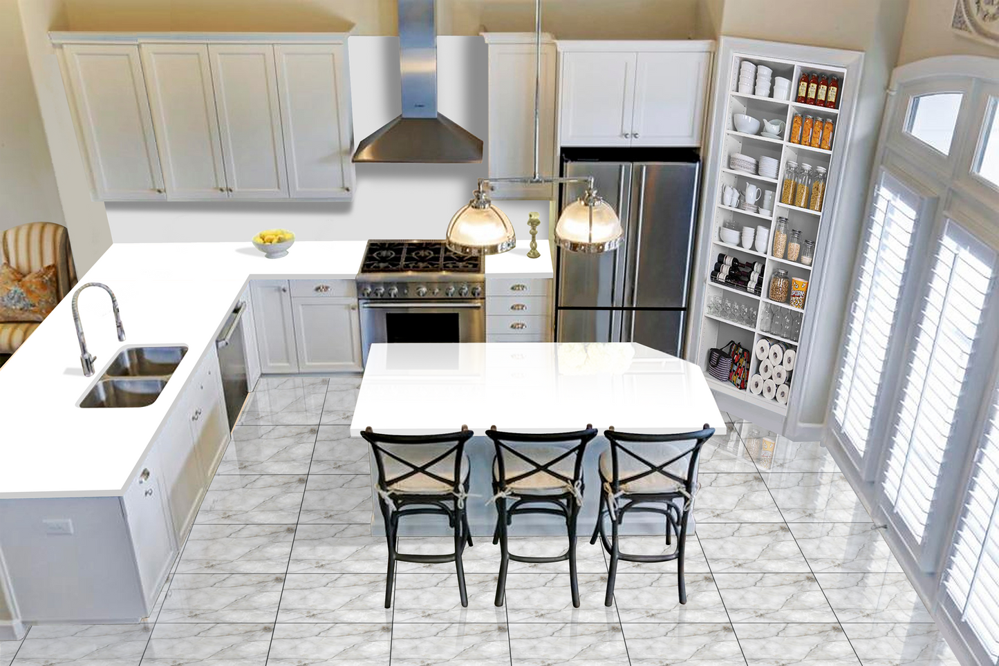 Cupid Grey (Glossy) MAMTA MARBLES