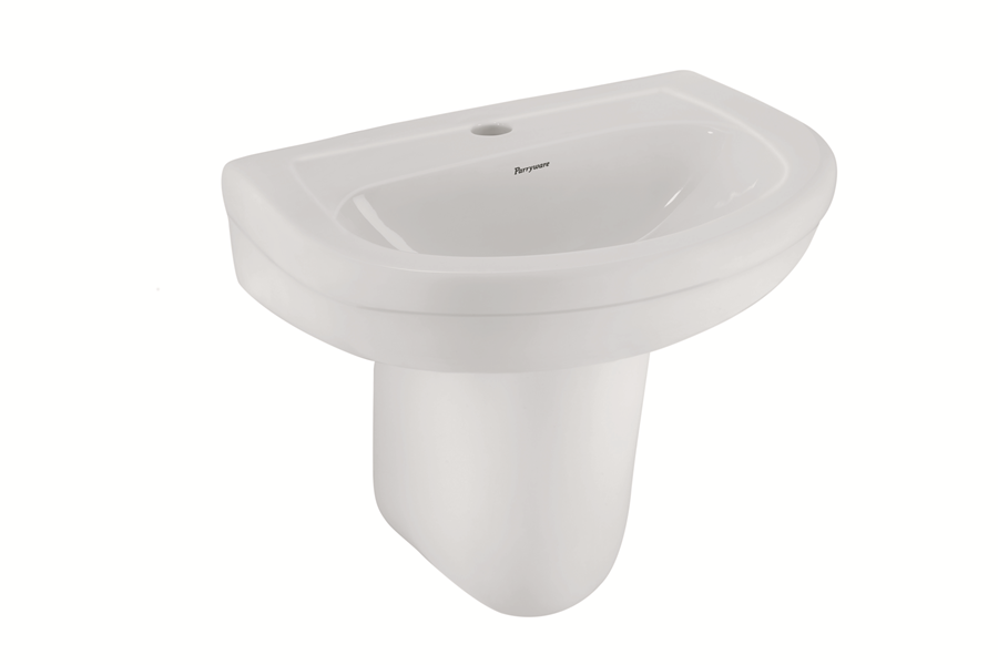Joy Wall Hung Basin (18x13) . White Colo MAMTA MARBLES