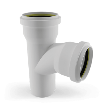 SWR FITTING WITH INTEGRATED RING SWEPT TEE (Plain) IS 14735 MAMTA MARBLES