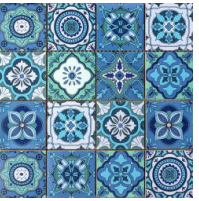 Cerulean Mosaic