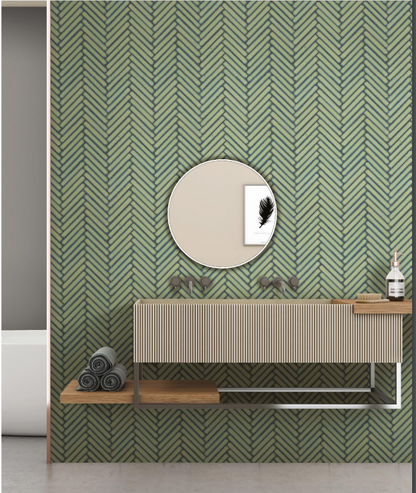 Ivory Herringbone