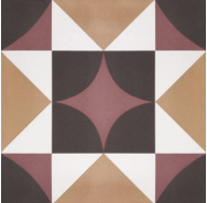 Art Deco-inspired geometric