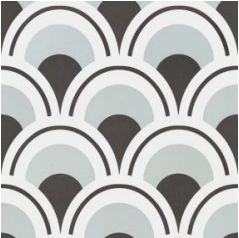 Art Deco Scallop Dark