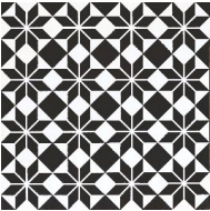 Black Geometric Diamond