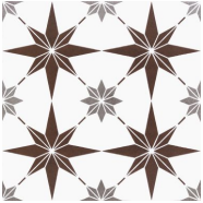 Floral Star Brown