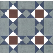 Geometric mosaic grey