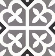 Monochrome Clover Elegance
