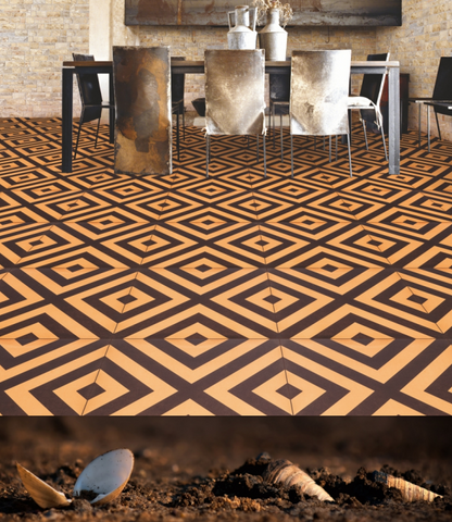 Amber Chevron