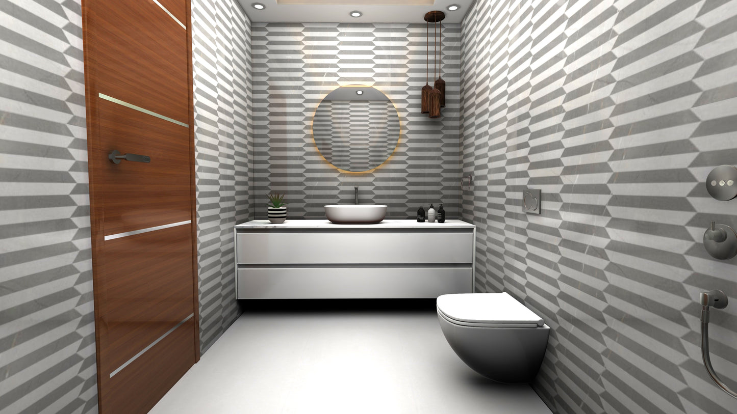 Adraino Grey Decor Fp (Carving)