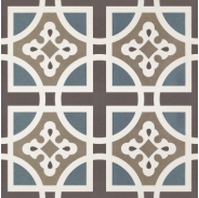 Floral lattice pattern
