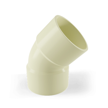 CPVC 45 DEGREE ELBOW IN SCH 40 F 438 MAMTA MARBLES