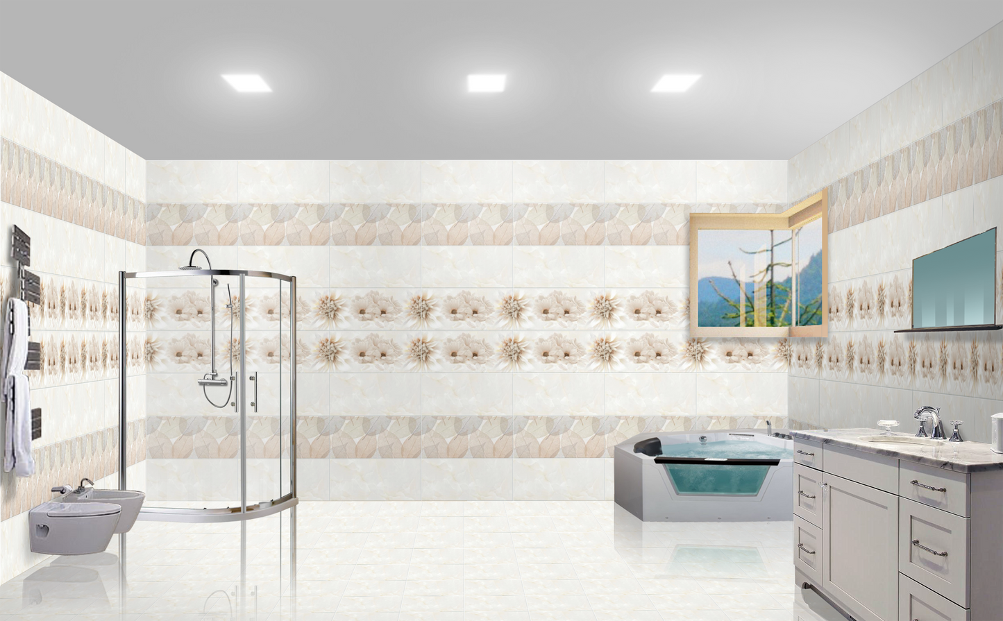 Lavish 50028 (Glossy Surface) MAMTA MARBLES