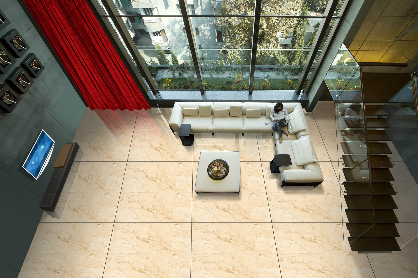 Olympia Marfil(Glossy) MAMTA MARBLES