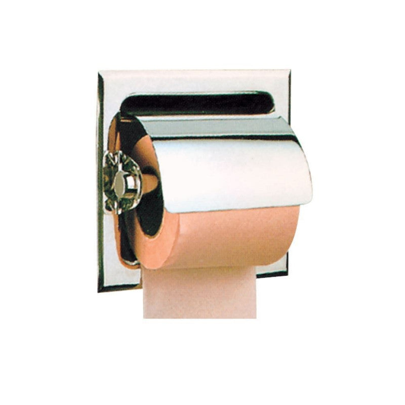Paper Holder with Flap Recessed Type (Stainless Steel) MAMTA MARBLES