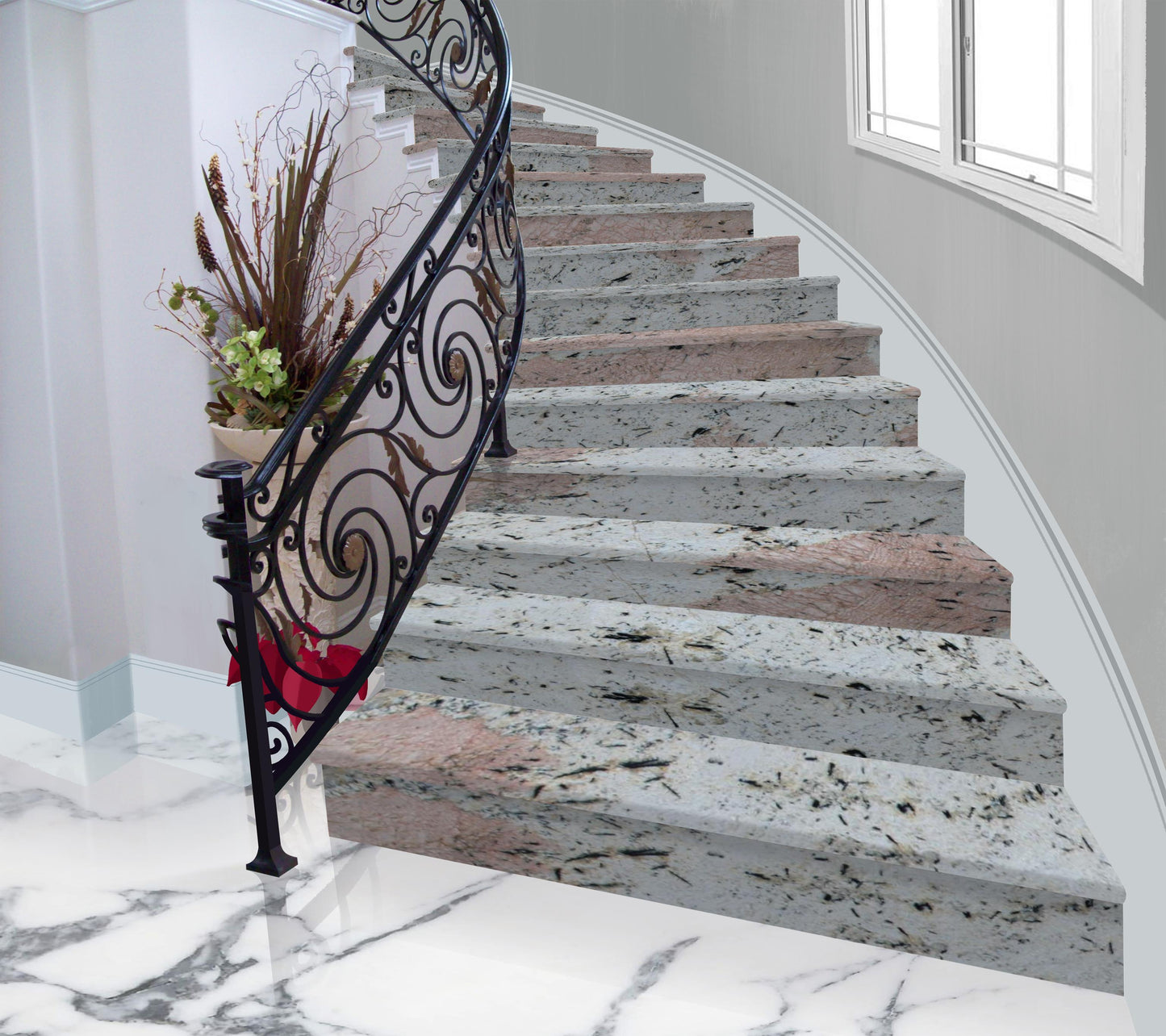 SIGNATURE PINK GRANITE MAMTA MARBLES