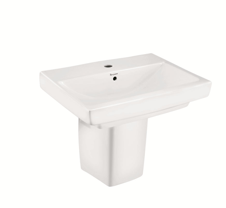 SUTRA WALL HUNG BASIN (20X16) - WHITE. MAMTA MARBLES