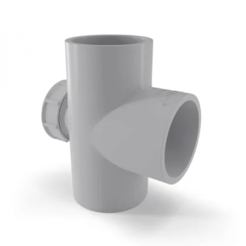SWR FITTING WITH INTEGRATED RINGS DOOR TEE DOUBLE SOCKET IS 14735 MAMTA MARBLES