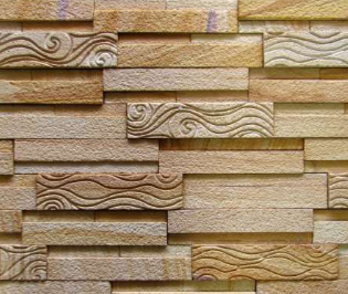 TEAK PATTERN ENGRAVING STACKING MAMTA MARBLES