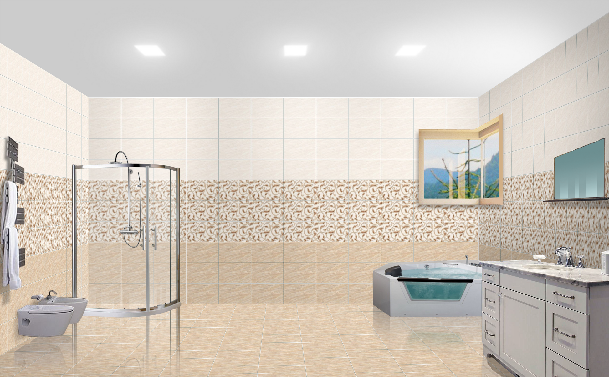 Tiletop 127 (Glossy) MAMTA MARBLES