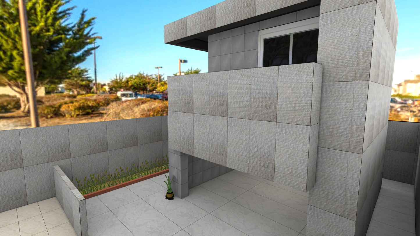 WHITE CHISELLED WATERFALL MAMTA MARBLES